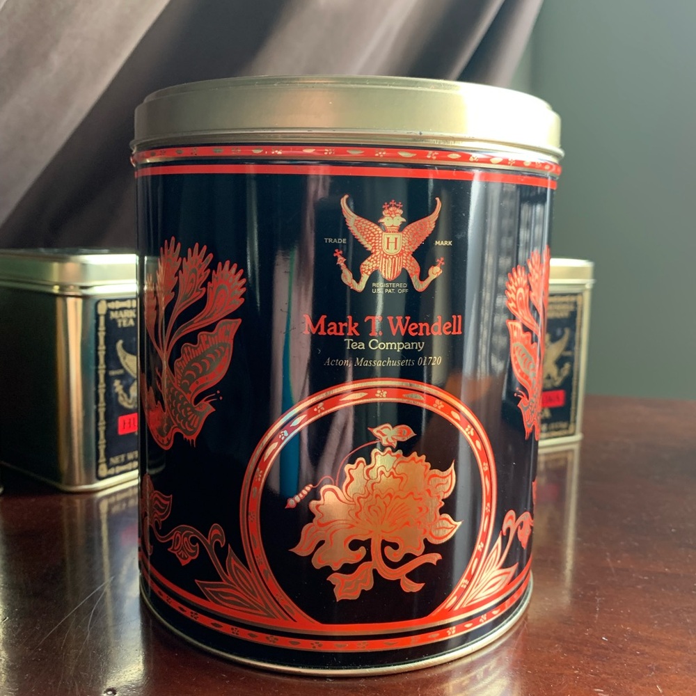 Lot of 5 Metal Tea Tins from Mark T. Wendell Tea Company - Picture 10 of 16